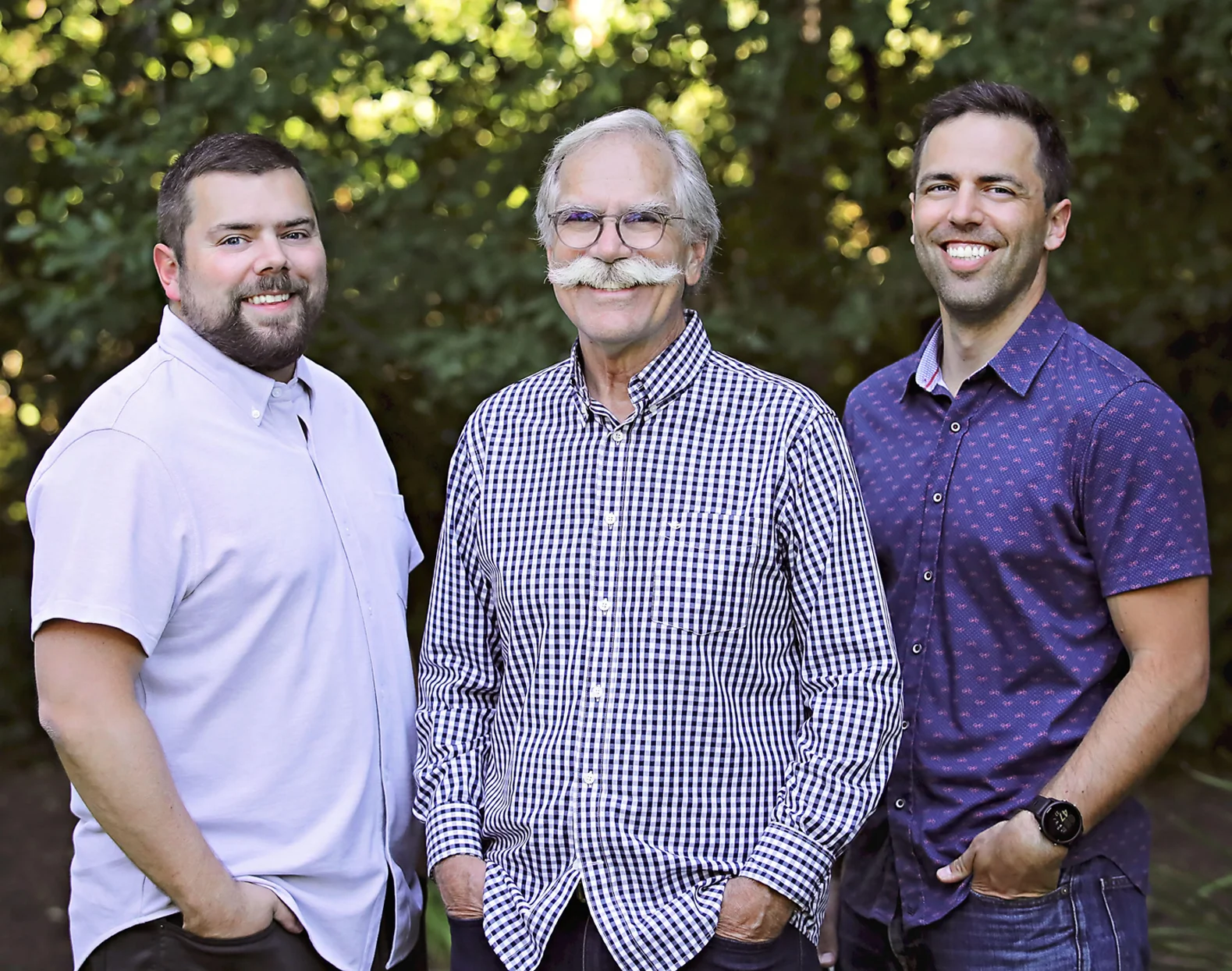 Dr. Nick Smith, their father Dr. T. Alexander Smith, and Dr. Andrew Smith of Smith Brothers Dental